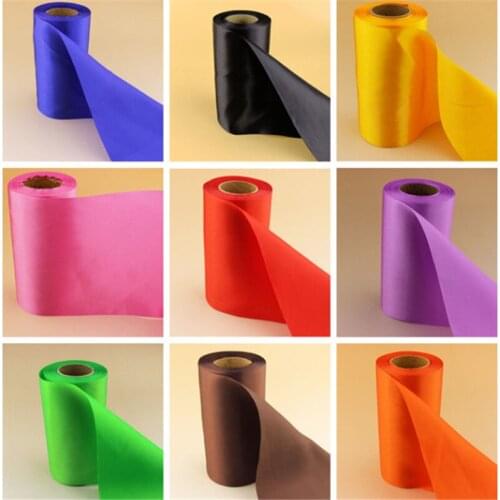 20 Meters/roll 20cm/7.8 inches Satin Ribbon for Wedding Party /House Store/ Shopping Mall/ Festivel Decoration Satin Ribbons
