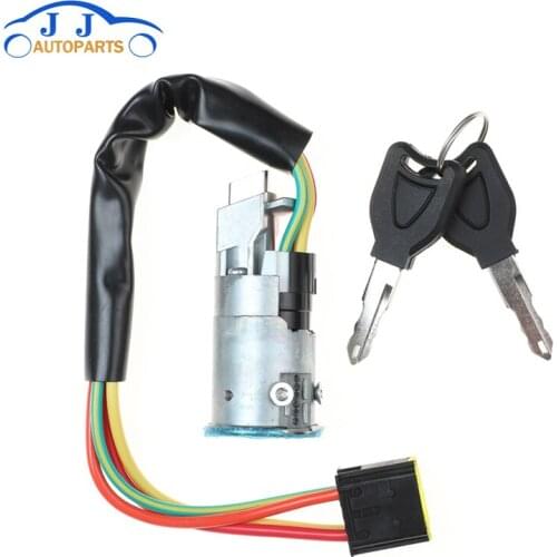 High Quality Car accessories 7701469419 77014-69419 For RENAULT CLIO MK2 1998-2005 IGNITION BARREL SWITCH WITH TWO KEYS