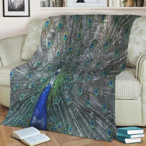 Black blue animal Flannel Throw Blanket 3D Printed Keep Warm Sofa Child Blanket Home Decor Textiles Dream Family Gift