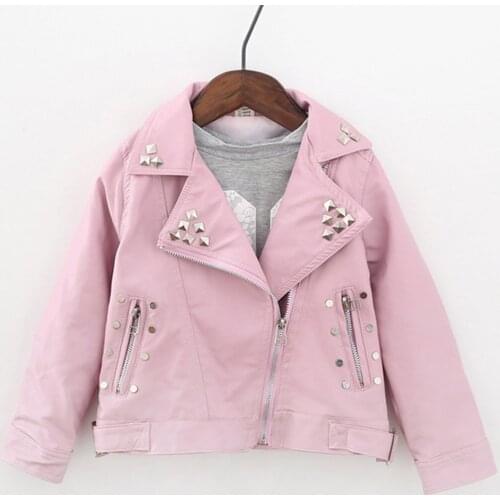Kids Fashion Jacket Toddler Baby Girls Boys Long Sleeve Solid Outwear Leather Coat Jacket Clothes Newborn Baby Cool Coat Куртка