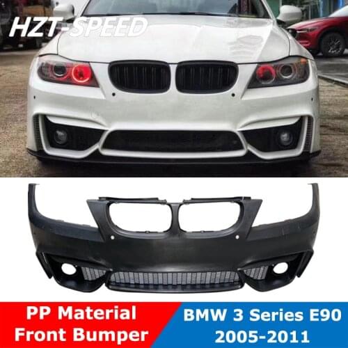 E90 PP Unpainted Car Body Kit Front Bumper Rear Bumper For BMW 3 Series E90 Modify M4 Type 2005-2011