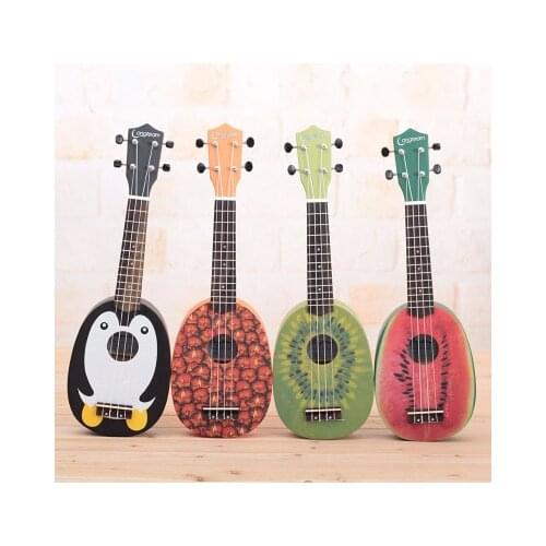 Soprano Ukulele 21 Inch Electric Hawaiian Guitar Lovely 4 Strings Ukelele Guitarra Uke Mahogany Wood Musical Instruments