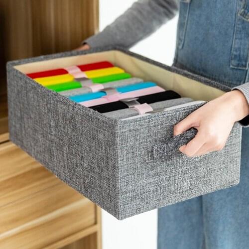 Large Size Clothing Storage Boxes Polyester Fabric Storage Baskets Containers Bins Clothes Toys Books Organizer