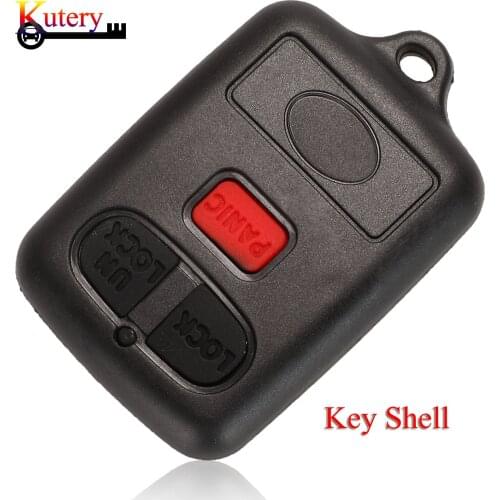 Kutery 10PCS/Lot Remote Smart Car Key Shell For BYD F3 F3R 3Buttons Replacement Keyless Entry Car Key Fob Case Cover