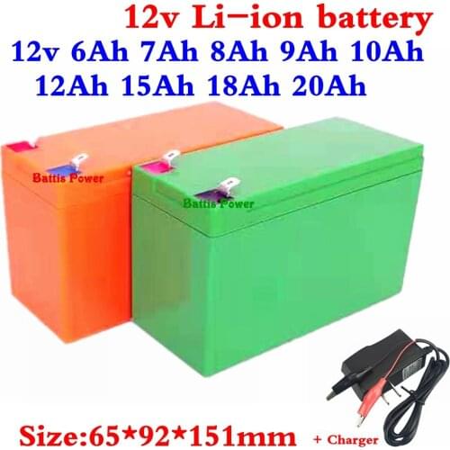 High quality 12V 12AH 11AH 10AH 9AH 8AH 7AH 6AH Lithium ion battery 6596151 Not lead acid for li-ion power bank 100w toy led