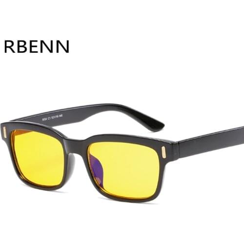 RBENN Blue Light Blocking Computer Glasses Men Women Night Vision Driving Eyeglasses Male Anti Blue Light Gaming Glasses UV400