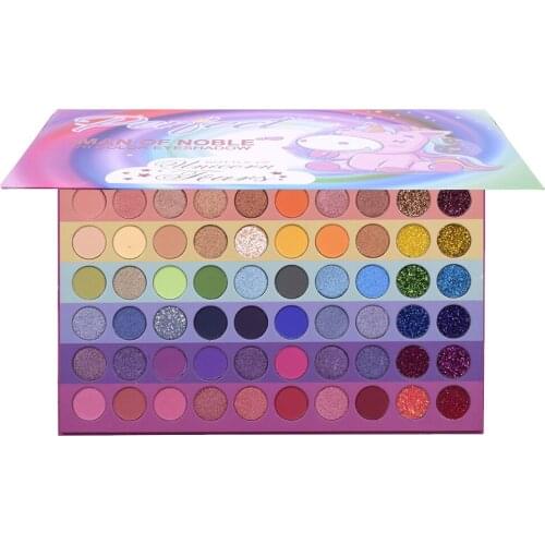 IMAN OF NOBLE Pony 60 Colors Eyeshadow Palette Matte Earth Color Eyeshadow Palette Professional Makeup Artist Shadow Palette