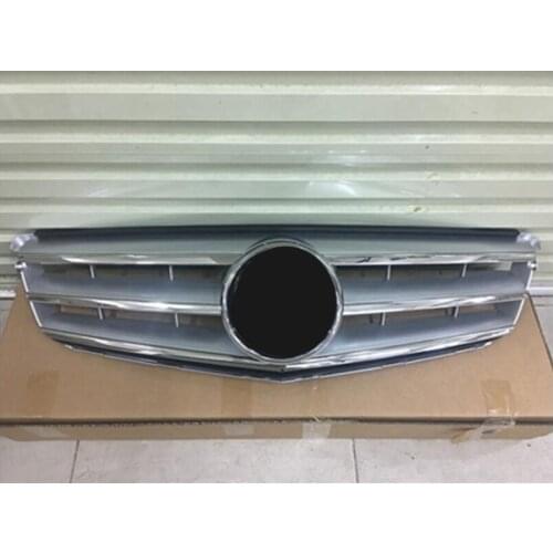 RQXR Front Bumper Grill Grille for Mercedes-Benz C Class W204 C180 C200 C230 C240 C250 C260 C280 C300 2008-2013