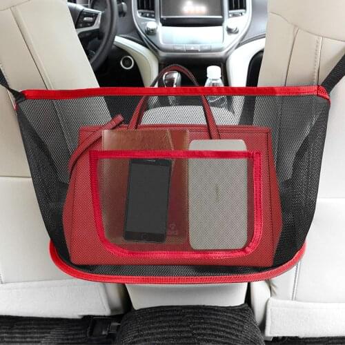 Safego Car seat storage net pocket multifunctional car storage bag car storage hanging bag storage box