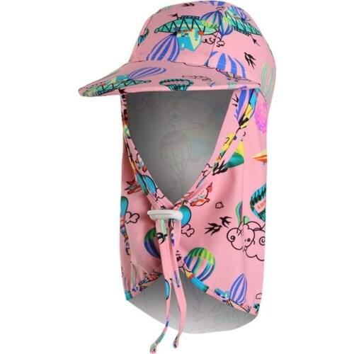 Connectyle Boys Kids Cute Sun Protection Hat with Neck Flaps Girls Quick Dry Beach Play Summer Swim Hat