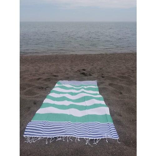 SEA SAUNA SPORTS TOWEL PESTEMAL TURKISH TOWEL ORGANIC BAG HEDİYELİ