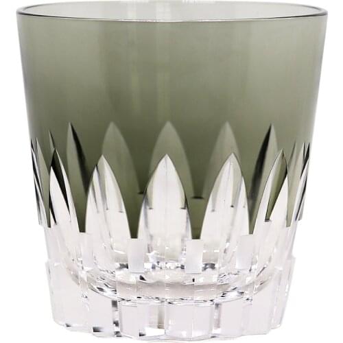 94mm 300ml Japanese hand carved glass water glass whisky wine glass collection gift