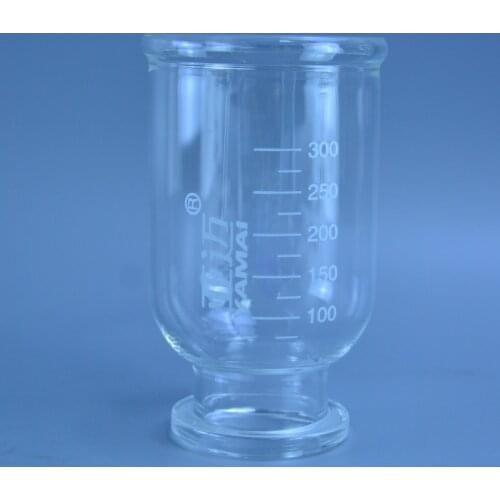 Glass Top Cup 300ml For Vacuum Filtration Apparatus Universal Filter Cup Sand Core Liquid Solvent Filter Unit Device Accessories