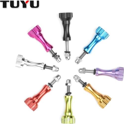 TUYU Universal Metal Thumb Knob Bolt Nut Screw Mount for GoPro Hero 6 5 4 Xiaomi Yi 4K SJCAM SJ4000 EKEN H9 Go Pro Action Camera