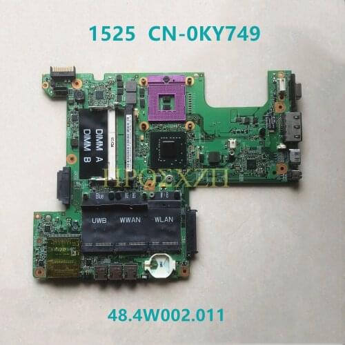 High quality for DELL 1525 CN-0KY749 0KY749 KY749 07211-1 48.4W002.011 Laptop Motherboard GM965 With 100% working well