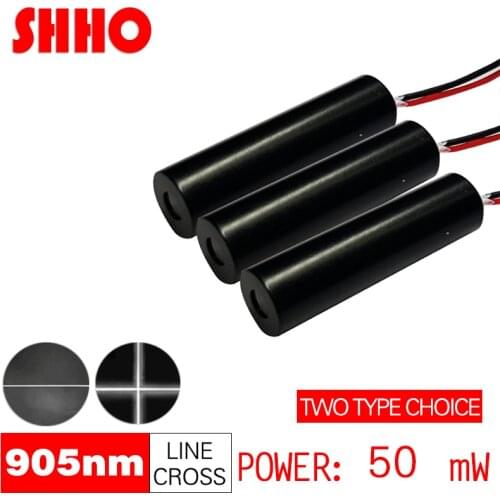 High quality 905nm 50mw infrared line/cross laser module infrared invisible light IR signal control signal laser radar