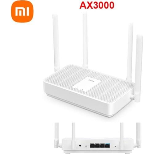 Xiaomi Redmi Router AX3000 Wifi 6 Mesh Gigabit 2.4G/5.0GHz Dual-Band Wireless Dual-core Wifi Repeater 256M Memory Home Amplifi