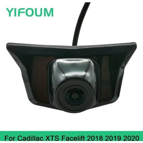 YIFOUM HD CCD Car Front View Parking Night Vision Positive Waterproof Logo Camera For Cadillac XTS Facelift 2018 2019 2020