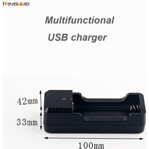 KingWei 4 Pcs NK-202 18650 USB Double Charger Battery Charger Electric Rechargeable 5V Output 4.2V 650mA Charger