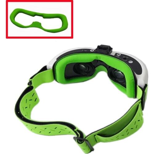 1pcs Fatshark HDO2 FPV Goggles Panel Magic Sponge Eye Mask Pad Replacement Faceplate Lycra Fabric Sponge Gasket for URUAV RC
