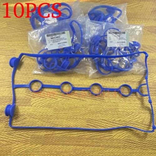 10PCS New Engine Valve Cover Gasket For 2004-2010 Buick Excelle 1.6L Chevrolet Aveo Daewoo Kalos Pontiac G3 Wave OEM# 96353002
