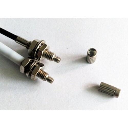2pcs Focusing mirror M4 Opposite shot Fiber optic lens Photoelectric switch optical fiber sensor Accessories