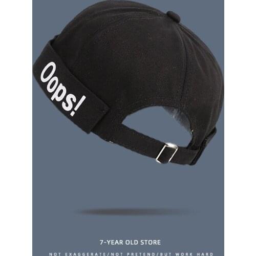 2020 Streetwear Brimless Beanie Hip Hop Skullcap Melon Sailor Short Cap Hats Winter Autumn Casual Vintage Beanies Hat