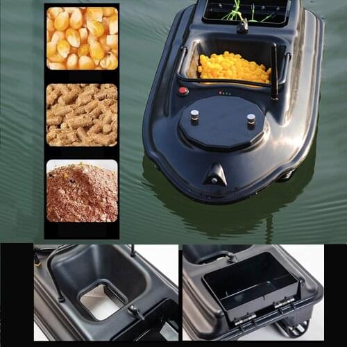 500M Wireless Remote Control Fishing Bait Boat 2 Hoppers LCD Display GPS Fishfinders With Sonar Sensor Remote Control Toy Boat