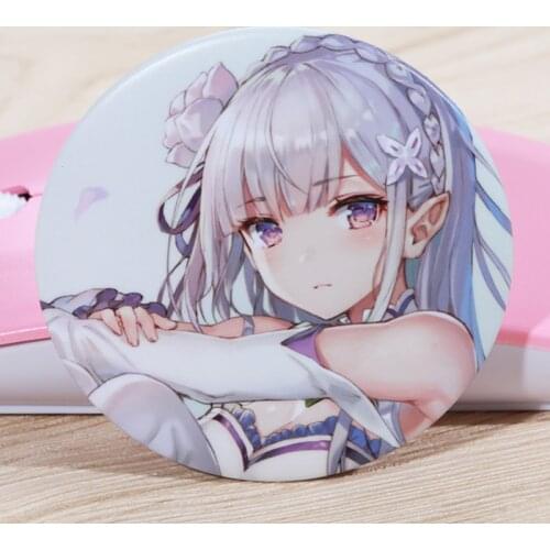 FFFPIN 5.8cm Large Badge Japan Anime Brooch Boy Girl Gift Breastpin Cute Pin Coin Icon Re Life in a Different World from Zero