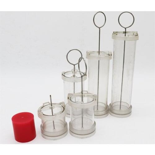 4/6/8/10cm DIY Cylinder Pillar Candle Handmade Craft Making Mold Mould Tool Set Cylindrical Handmade Candle Mold Raw Material