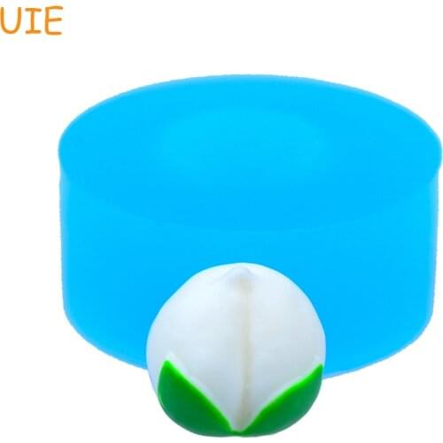 GYL168U 12.1mm Peach Silicone Mold - Fruit Mold Cake Decoration Craft Fondant, Baking Tools, Candy, Resin, Oven Safe, Icing Mold