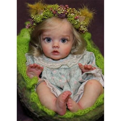 12inch Reborn Baby Doll Kit 30cm Flo Elf Lifelike Bebe Reborn Dolls Accessories Soft Silicone Reborn Boncas Doll Mould Brinquedo