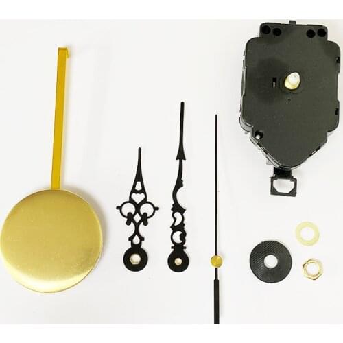 Pendulum type quartz Clock Movement with hands and kit diy Bob for wallclock repair