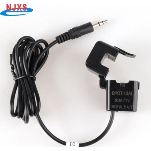 NJXSE OPCT10AL 0-60A Open-Close Current Transformer SCT013 Non-invasive AC Current Sensor Split Core Current Transformer