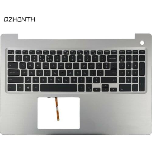 Laptop For Dell Inspiron 15 5570 5575 Palmrest with US Backlit Keyboard Silver MR2KH 0MR2KH