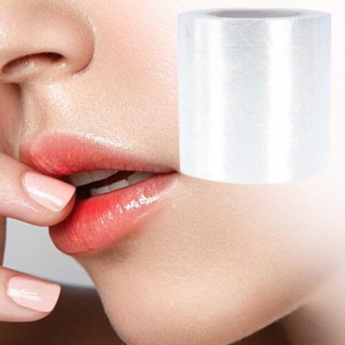 Lip Cover Lightweight Tattoo Wrap Semi-permanent Eyebrow Lip Tattoo Film Barrier Preservative Film Tattoo PE Eyebrow Wrap Film