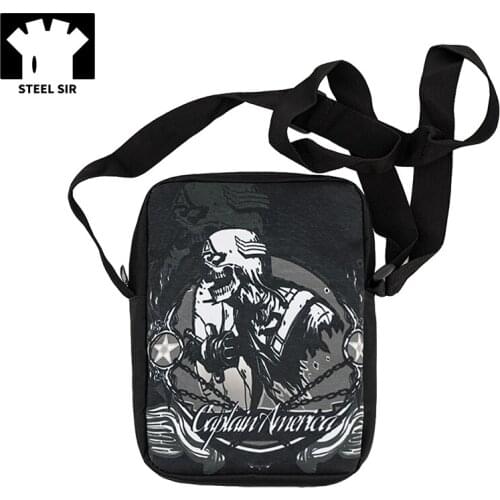 Casual Mens Message Bag Black Canvas Shoulder Bag Adjusted Length Fashion Travel Bag