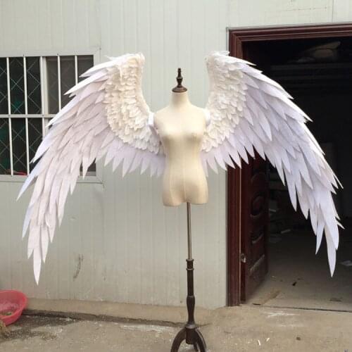 Wedding shooting props Cosplay photography game costume Angel demon wing cartoon feather angel wings for Fashion show Displays