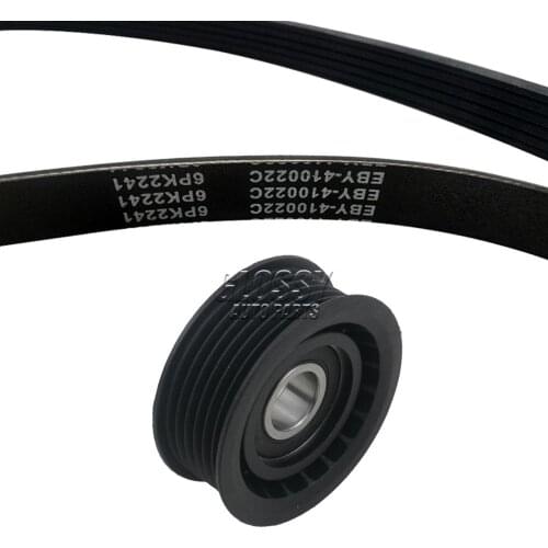 AP02 Drive Belt Idler Pulley & V-Ribbed 6PK2241 For Mercedes W202 W203 W210 W211 W220 A 000 202 00 19, 0002020019, A0002020019