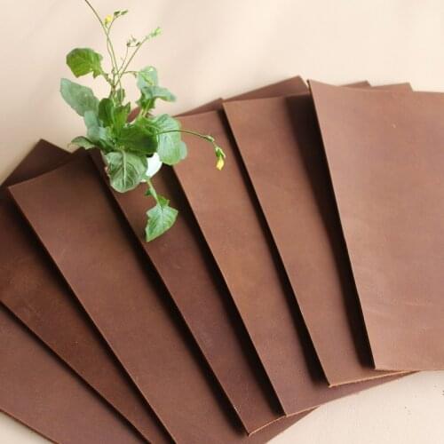 Crazy Leather Head Layer Brown Leather Leather Thickness Retro Cowhide Leather 2.5mm material