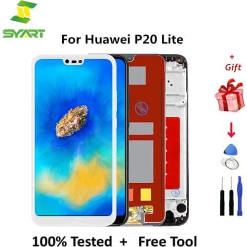 For Huawei P20 Lite Nova 3e LCD Screen Display Touch LCD Screen Digitizer Assembly With Free Tools