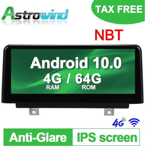 10.25 inch 8 Core Android 10.0 Car GPS Navigation Media Stereo Radio For BMW 3 Series F30 F34 for BMW 4 Series F32 F33 F36 NBT