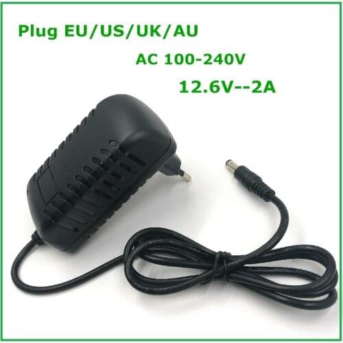 12.6V2A Intelligence Charger for 3Series 12V Lithium Li-ion Polymer Battery Pack Good Quality