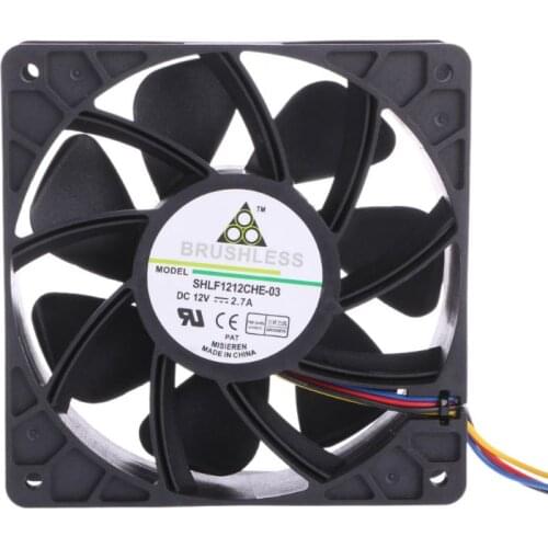 2021 NEW 120x120x38mm Brushless DC12V 2.7A 7-Blade Cooling Fan 12038 For Delta QFR1212GHE