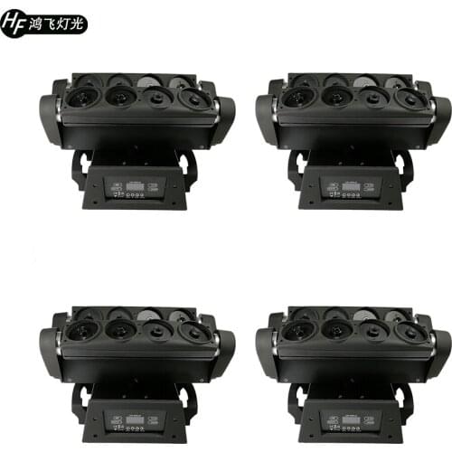 4 pcs RGB 3-color laser light moving head light spider laser lamp stage dj laser