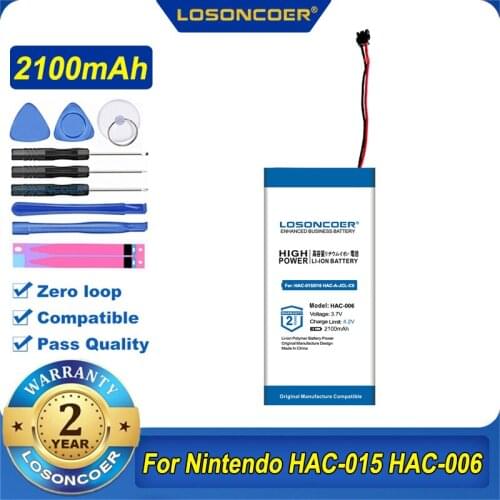 1200mAh HAC-006 HAC-BPJPA-C0 Battery For Nintendo HAC-015/016 HAC-016 HAC-A-JCL-C0 HAC-A-JCR-C0 Switch NS Joy-Con Controll