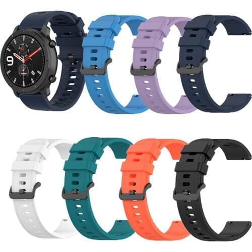 Wristband Watch Band 20mm Silicone Bracelet Strap For Huawei smart Watch GT Elegant Huami amazfit GTR 42MM/BIP/BIP lite