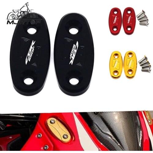 Motorcycle High Quality Rear Mirror Cover Windscreen Mirror Driven Eliminators Cap For Honda CBR650R CBR650F CBR 650R/650F