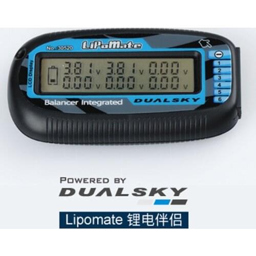 Dualsky 6 Cell Voltage Meter Balancer LCD Display Battery Accessorries
