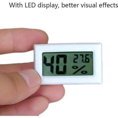 Mini Thermometer Hygrometer Electronic Embedded Digital Thermometer Humidity Gauge Thermometer Humidity Electronic Instruments